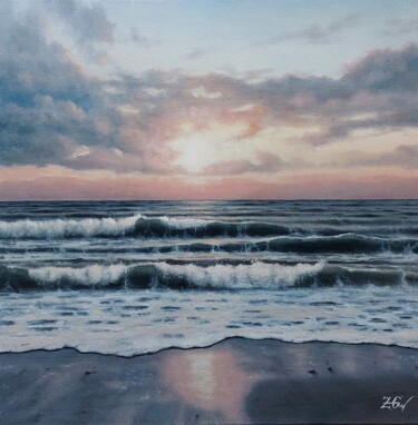 绘画 标题为“''Sunset breeze''.” 由Zigmars ''Sigmar'' Grundmanis, 原创艺术品, 油