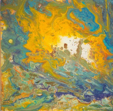 Pintura titulada "sol" por Zinih, Obra de arte original, Acrílico