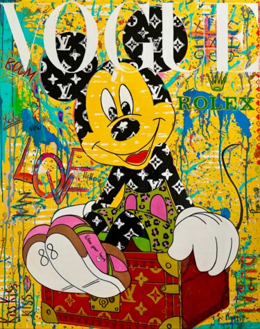 绘画 标题为“Mickey Mouse from t…” 由Zlata Selezneva, 原创艺术品, 丙烯
