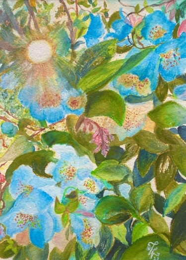 Peinture intitulée "Seringua" par Zoé Valy, Œuvre d'art originale, Aquarelle Monté sur Carton