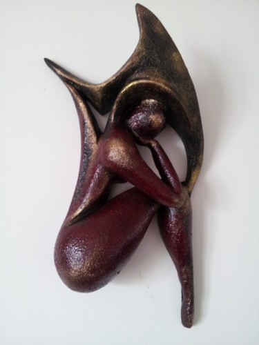 Скульптура под названием "Métamorphose" - Zou.Sculpture, Подлинное произведение искусства, Терракота