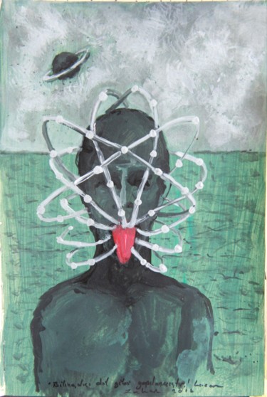 Painting titled "unconscious" by Zuhar Adaçoğlu, Original Artwork, Acrylic