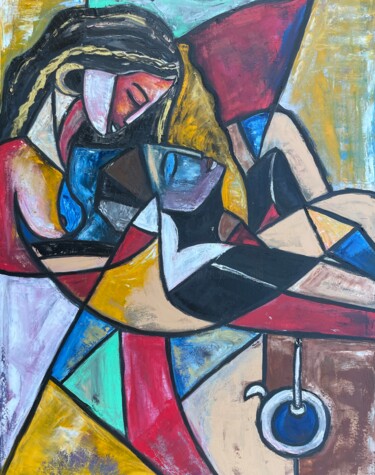 Картина под названием "Soulmate" - Zuzana Ridzoňová, Подлинное произведение искусства, Масло
