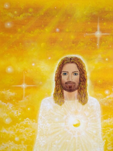 Pintura intitulada "Light of Jesus" por Zuzana Šmehylová, Obras de arte originais, Óleo