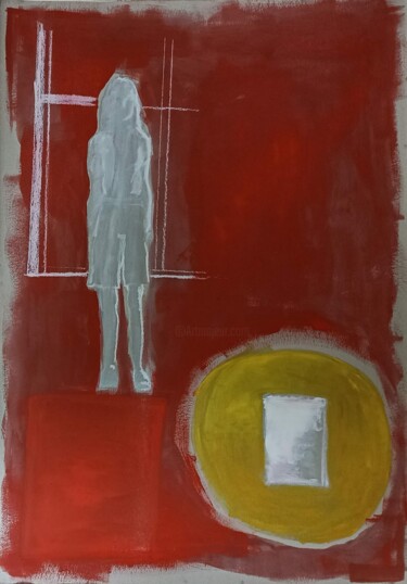 Painting titled "Lost me" by Zuzanna Musiał, Original Artwork, Oil