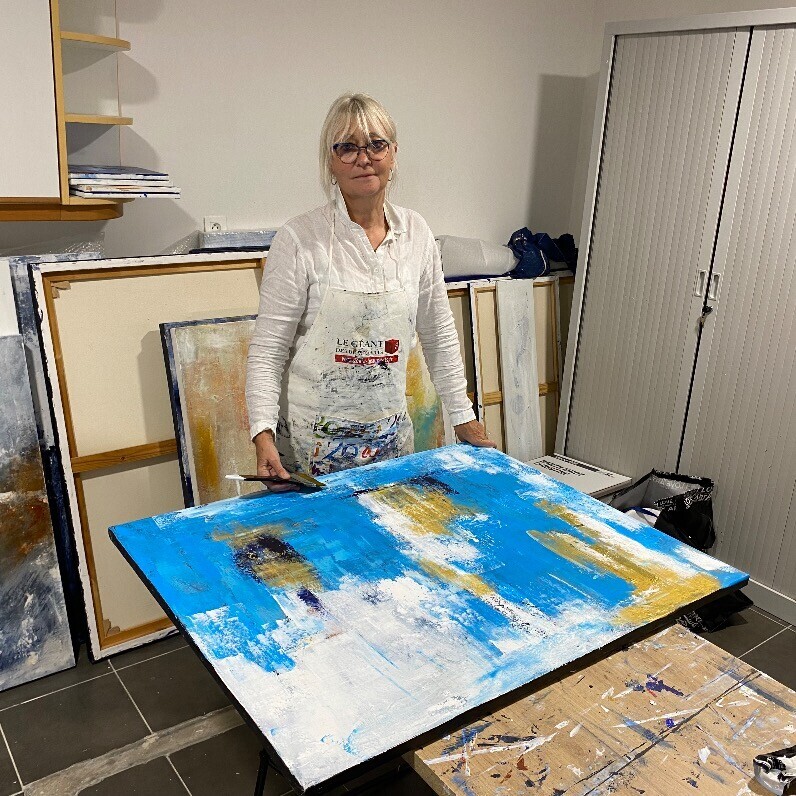 Christine Barth Mroz - L'artiste au travail