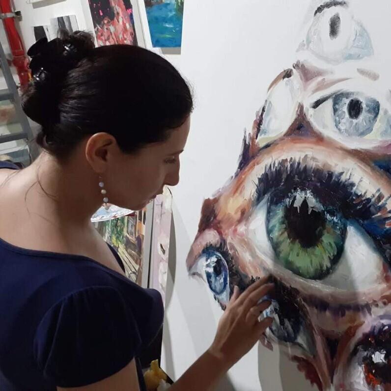 Dizlarka - The artist at work