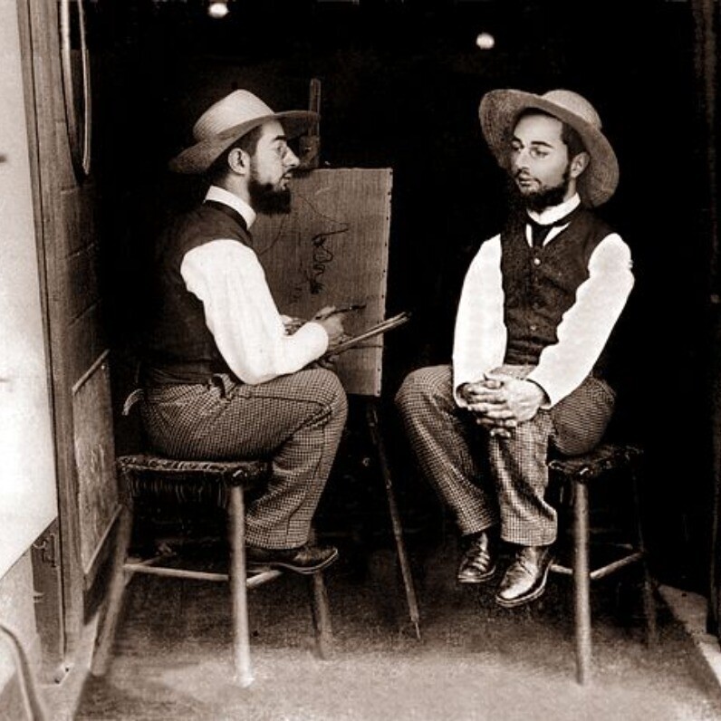 Henri De Toulouse-Lautrec - L'artiste au travail