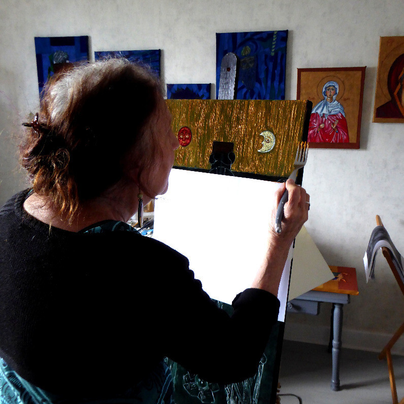 Laure Barlet - The artist at work