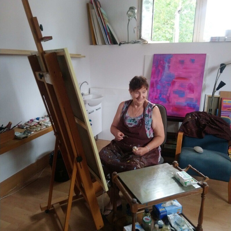Magdalena Walulik - Artysta przy pracy