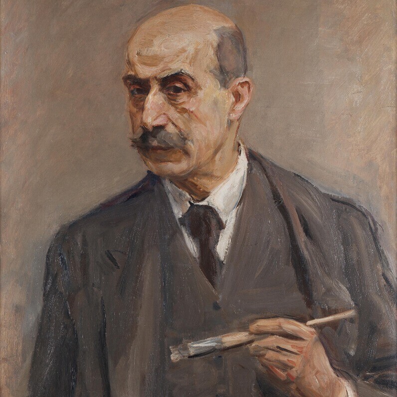 Max Liebermann - L'artiste au travail