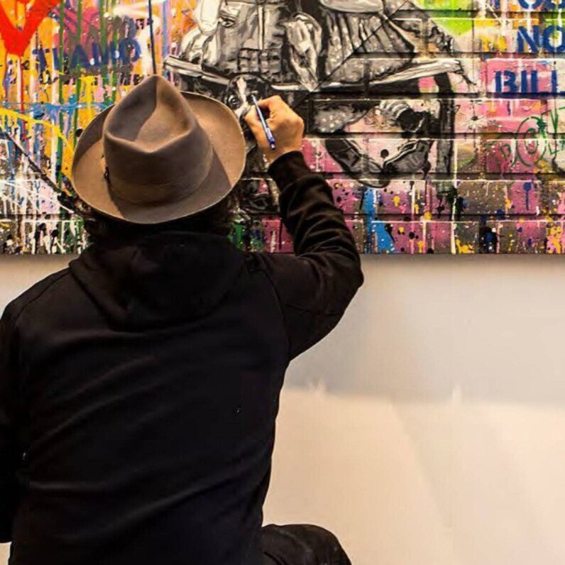 Mr. Brainwash - L'artiste au travail