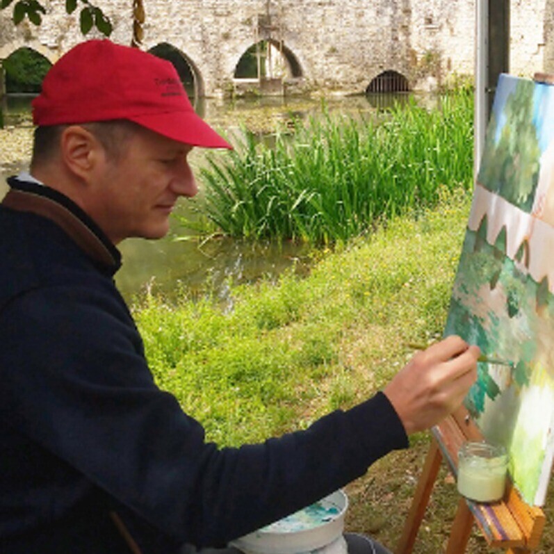 Pascal Furlan - The artist at work