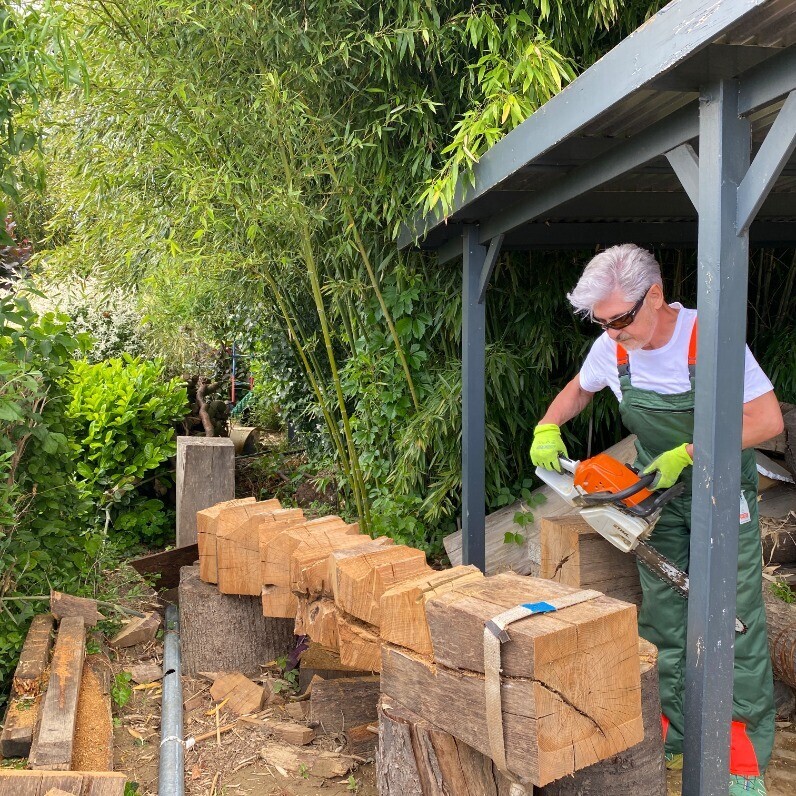 Sylvio Eisl - Der Künstler bei der Arbeit