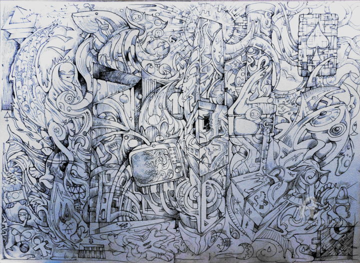 Drawing,  29.5x41.7 in 