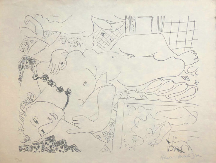 Obrazy i ryciny zatytułowany „Henri Matisse - Mod…” autorstwa Anthony Shilton, Oryginalna praca, Litografia