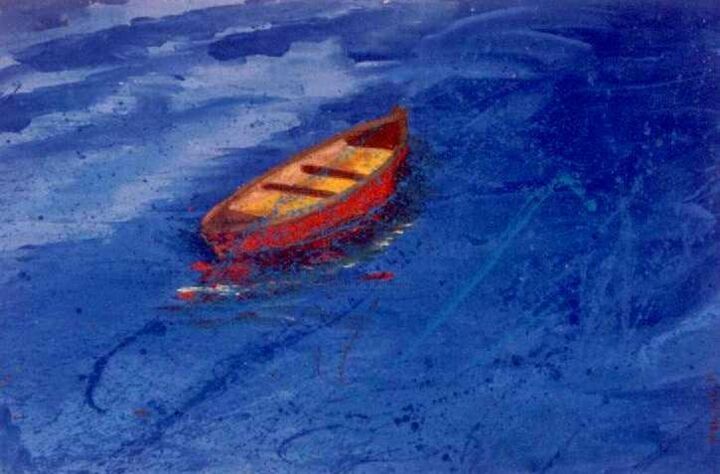 Pintura intitulada "Barco de Aguirre (…" por Marcelo Abuchalla, Obras de arte originais, Óleo