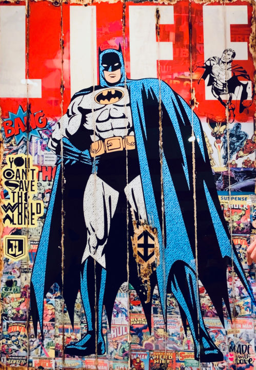 Batman 80Th Anniversary, Collages by Adriano Cuencas | Artmajeur