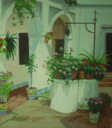 Pozo-En-El-Patio.jpg, Pintura por Agustin | Artmajeur