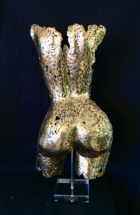 Sculpture titled "Erato" by Alain Mandon, Original Artwork, Metals
