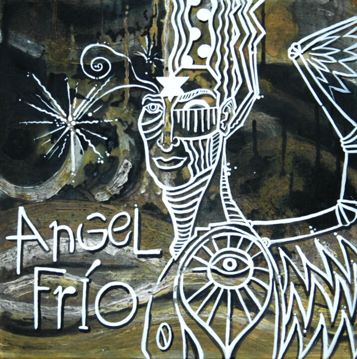 「El ángel frío」というタイトルの絵画 Alain Garcia De Navarreteによって, オリジナルのアートワーク, アクリル