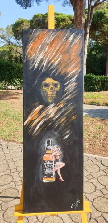 "Jack Daniels Sexy G…" başlıklı Tablo Alain Polański Artiste Peintre tarafından, Orijinal sanat, Akrilik