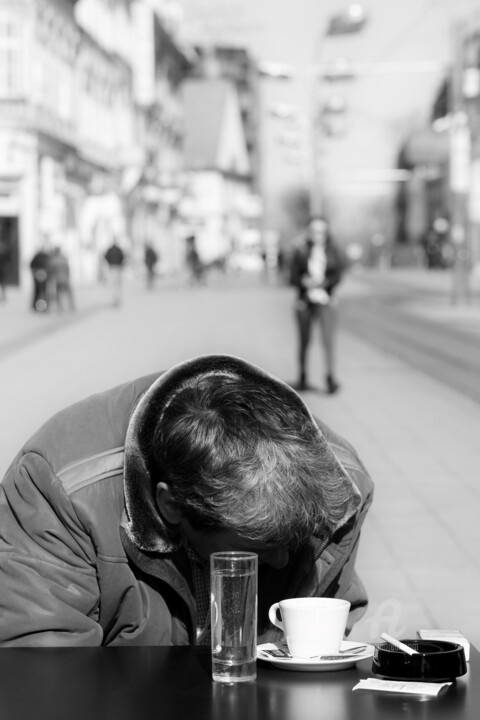 Fotografie getiteld "Coffee break" door Alen Gurovic, Origineel Kunstwerk, Niet gemanipuleerde fotografie