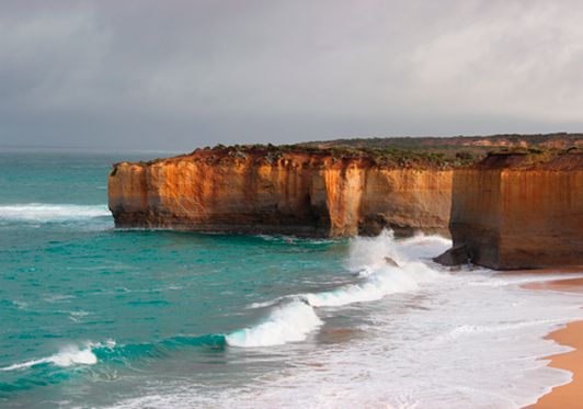 Fotografía titulada "Great Ocean Road -…" por Alessandra Garcia, Obra de arte original, Fotografía analógica