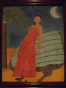 Painting titled "Escarabajo Nocturno" by Alessia Martinez Jimenez, Original Artwork