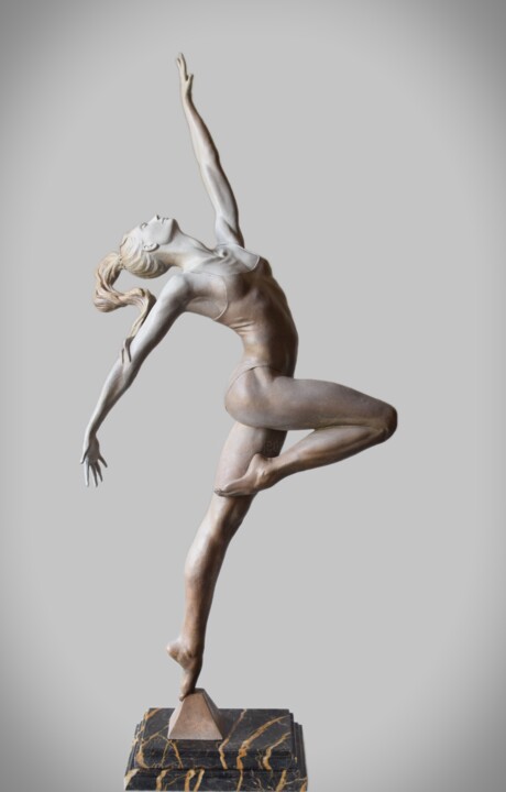 Escultura intitulada "NIKA(2023)" por Alexandr Karat, Obras de arte originais, Bronze