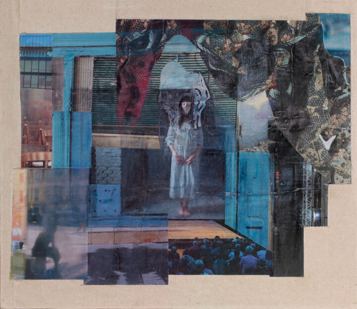Collages intitulée "muralités 6" par Alice, Œuvre d'art originale, Collages