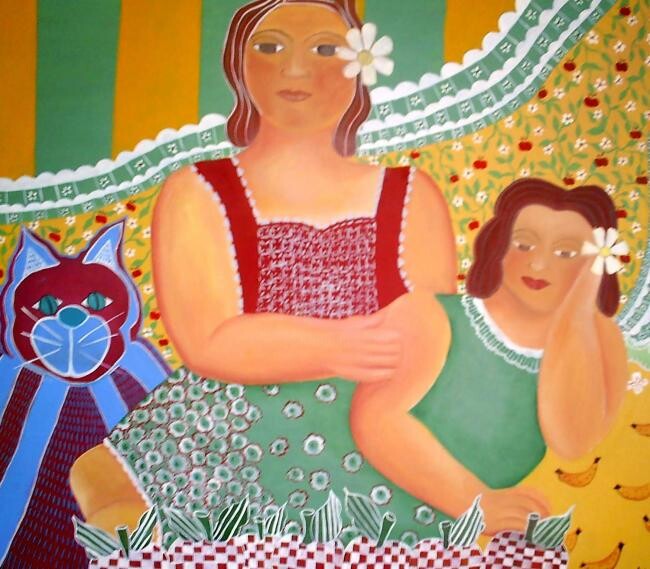 Peinture intitulée "A Gula" par Alice Masiero, Œuvre d'art originale