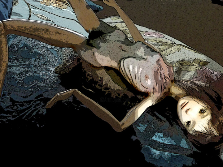 "Akali naked" başlıklı Fotoğraf Alice Odilon tarafından, Orijinal sanat, Dijital Fotoğrafçılık