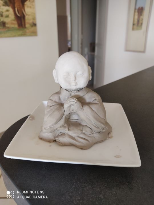 Sculpture intitulée "bouda en poterie" par Alice Dupont, Œuvre d'art originale, Argile