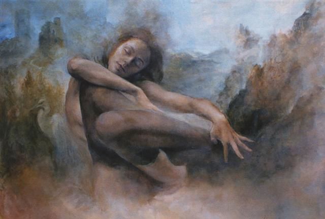 Pintura intitulada "Sognando" por Katarina Ali, Obras de arte originais, Outro