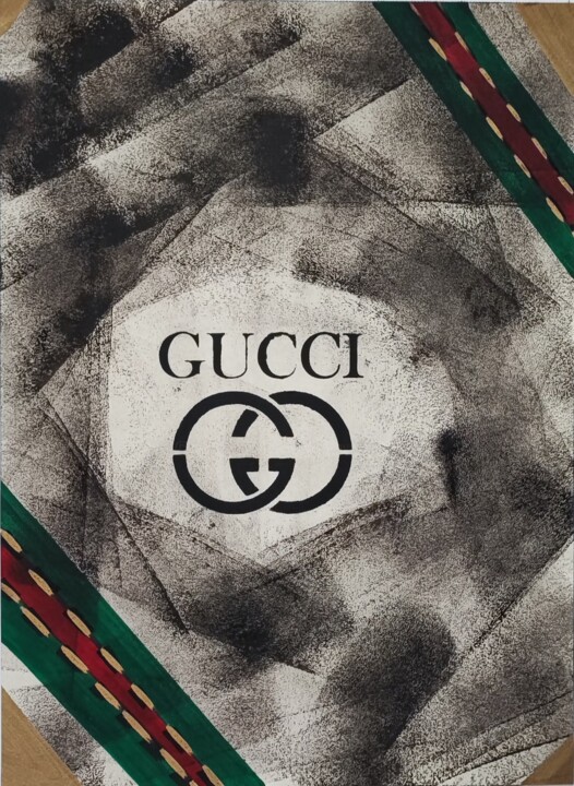 Рисунок под названием "Gucci classe" - Anafoxybooh, Подлинное произведение искусства, Акрил