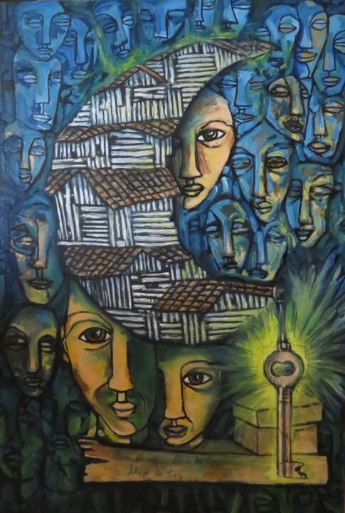 Pintura titulada "Llave de luz" por Analvis Somoza Jimenez, Obra de arte original, Oleo