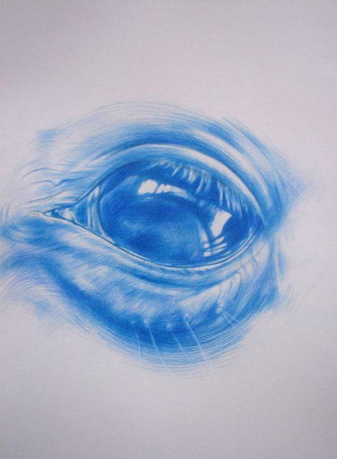 Painting titled "Eye 3" by Anca Sandu, Original Artwork