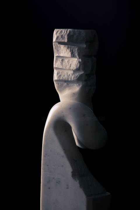 Escultura intitulada "Marmogomma" por Andrea Gardini, Obras de arte originais, Pedra