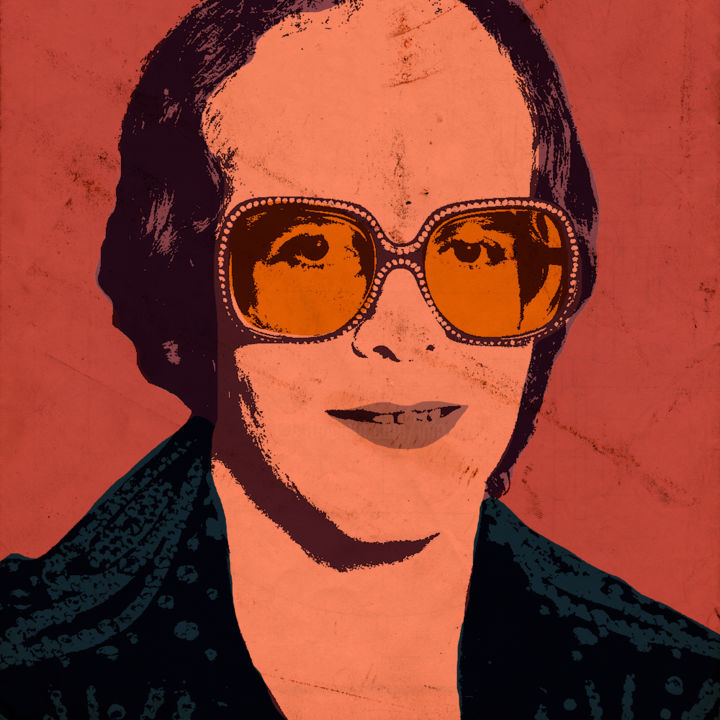 Digitale Kunst getiteld "Elton John" door Andrea Pisano, Origineel Kunstwerk, Digitaal Schilderwerk