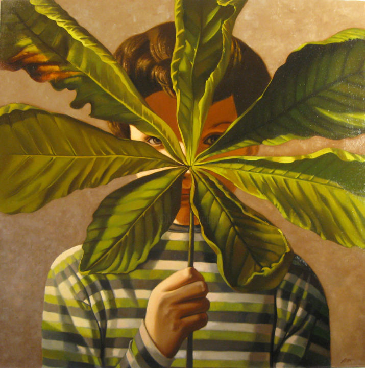 绘画 标题为“Leaf” 由Andrei Buryak, 原创艺术品, 油