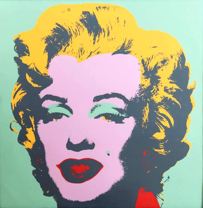 Impressões e gravuras intitulada "ANDY WARHOL Marilyn…" por Andy Warhol, Obras de arte originais, Serigrafia