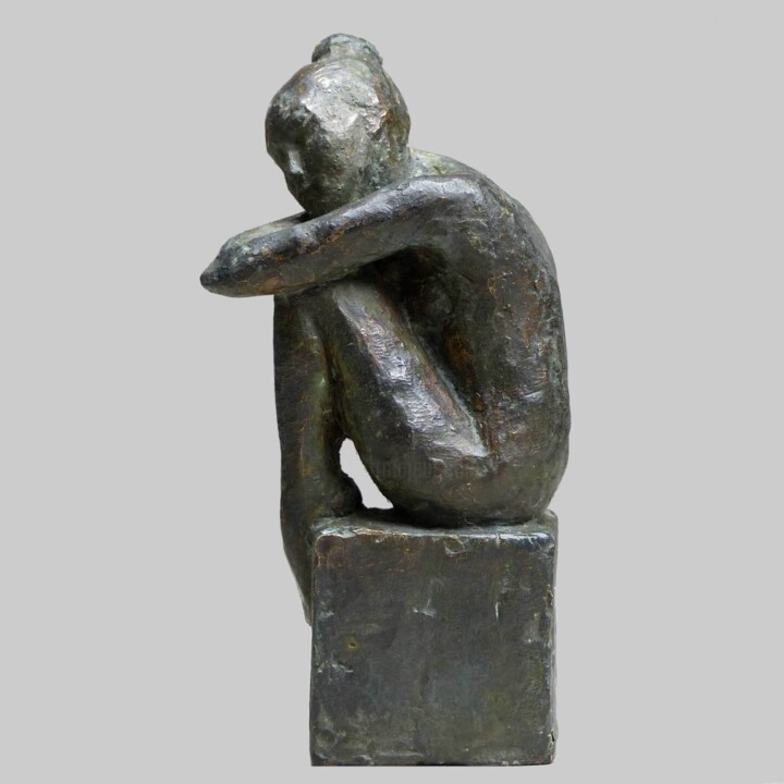 Escultura titulada "Daydream 7/25" por Angelika Kienberger, Obra de arte original, Bronce