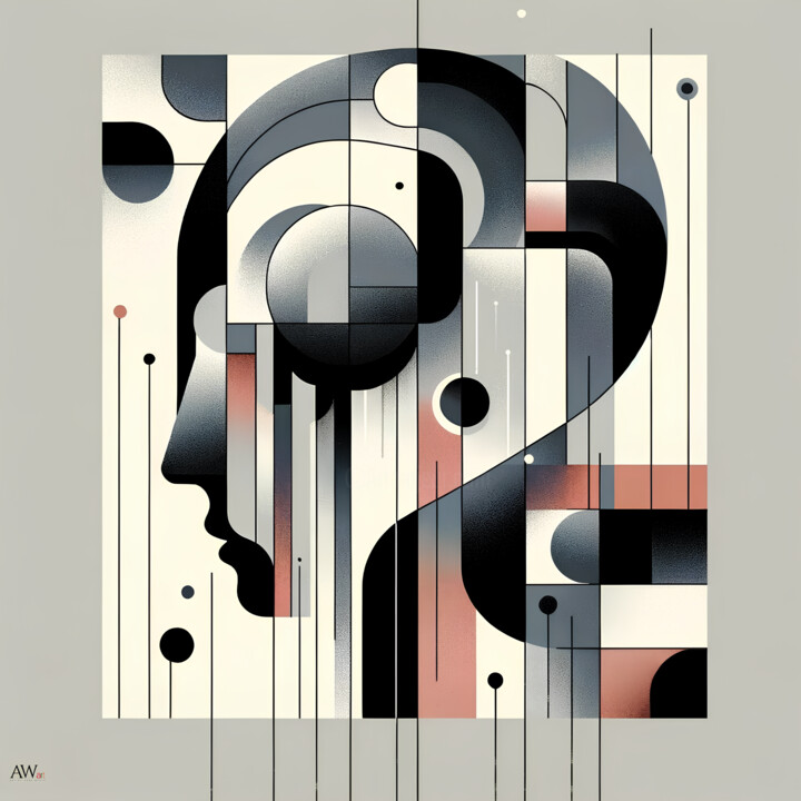 Grafika cyfrowa / sztuka generowana cyfrowo zatytułowany „Beautiful sadness #3” autorstwa Anna Werth, Oryginalna praca, 2D p…