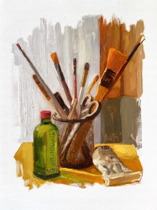 绘画 标题为“Original oil painti…” 由Anna Bernadskaya, 原创艺术品, 油