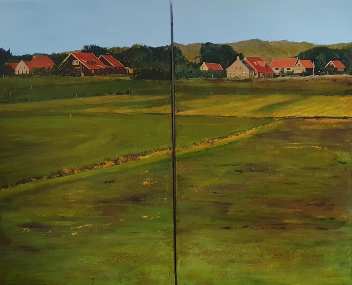 Pintura titulada "Terschelling" por Ans Van Der Linden, Obra de arte original, Acrílico