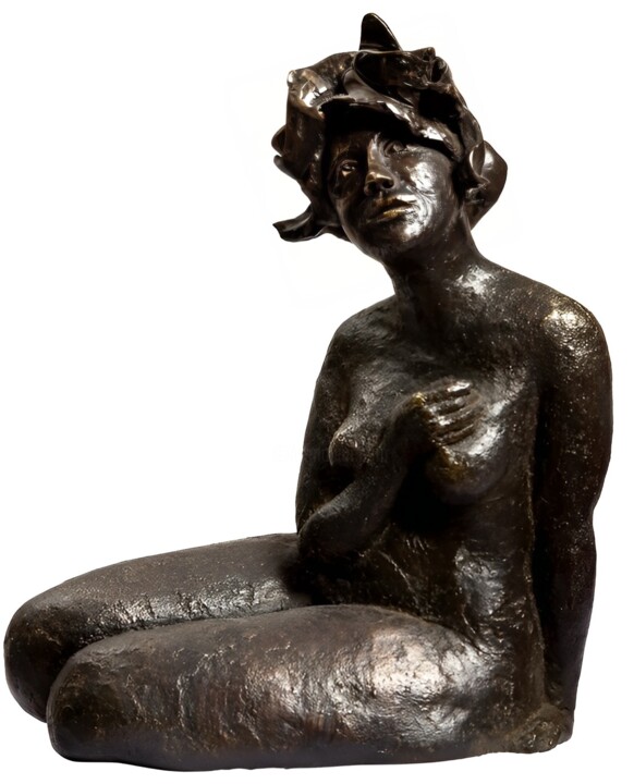 Skulptur mit dem Titel "Serenity" von Antoinette Rozan, Original-Kunstwerk, Bronze