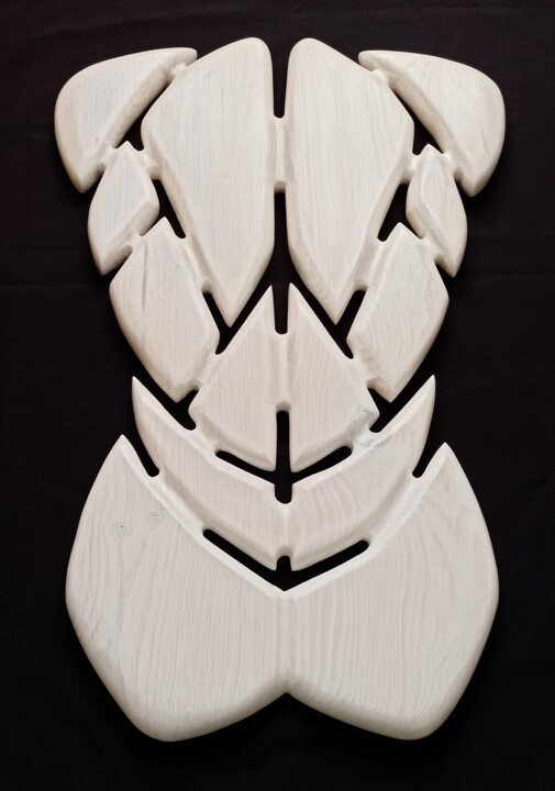 "Wood sculpture back" başlıklı Heykel Anton Kamenev tarafından, Orijinal sanat, Giyim