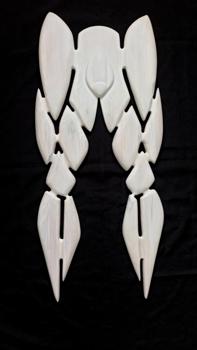 Sculpture titled "Wood sculpture legs" by Anton Kamenev, Original Artwork, Wood