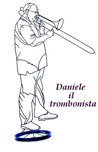 Sculptuur getiteld "Daniele il tromboni…" door Antonio Pepe, Origineel Kunstwerk
